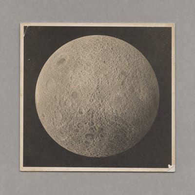 Photographic appendix to fragment TL-3070, subject Far side of the Moon, rubric archive.