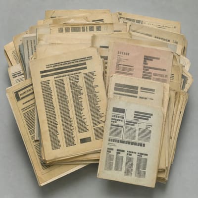 Photographic appendix to fragment TL-0590, subject Doomsday prophecies, rubric archive.