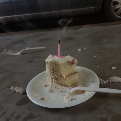 Photographic appendix to fragment TL-1490, subject Birthday candles, rubric field note.